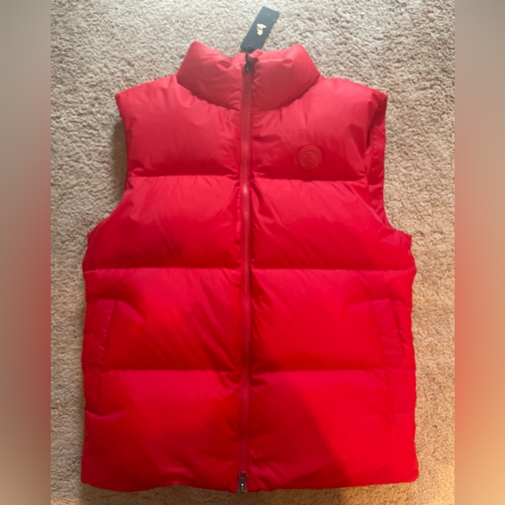 NEW OVO Red Puffer Vest